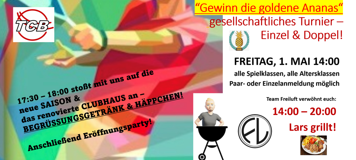 1. MAI - ERÖFFNE MIT UNS DIE SAISON 2026