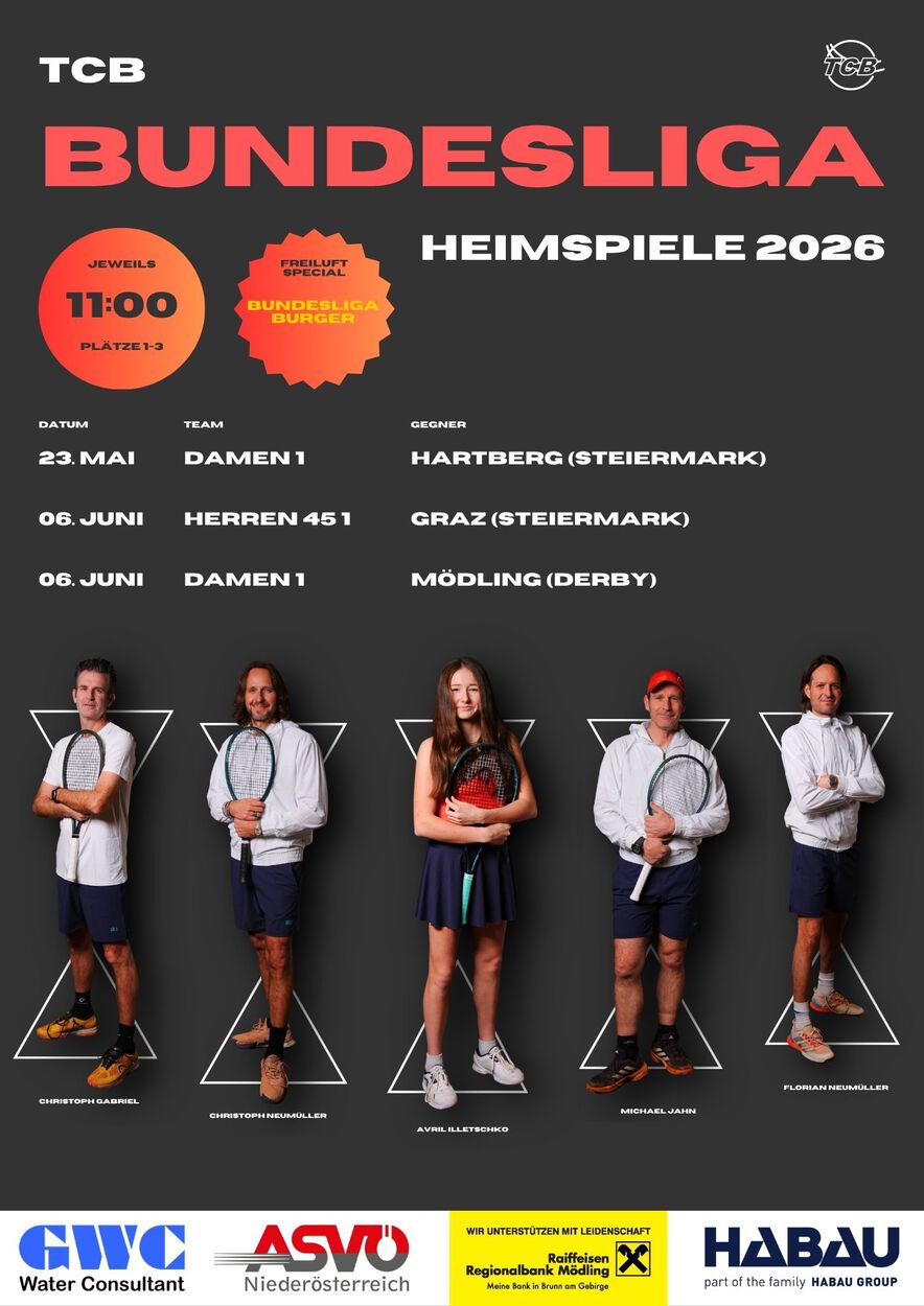 Bundes- & Landesliga Heimspiele 2026